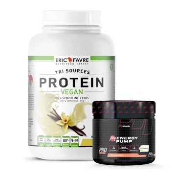 Pack Protéines Vegan + My Energy Pump