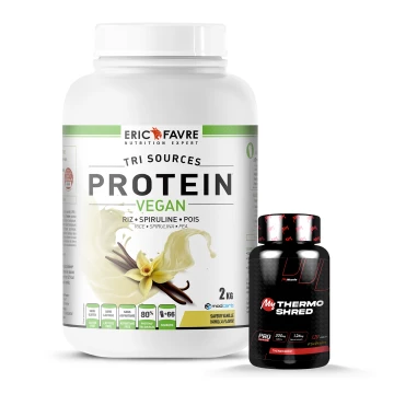 Pack Protéines Vegan + My Thermo Shred