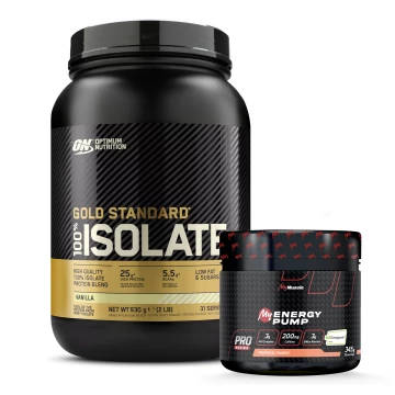 Pack Gold Standard Isolate + My Energy Pump
