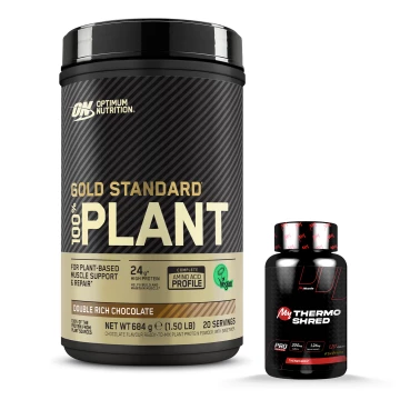 Pack Gold Standard 100% Plant + My Thermo Shred