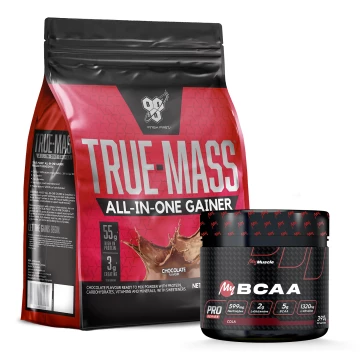 Pack True-Mass-All-In-One Gainer + My BCAA
