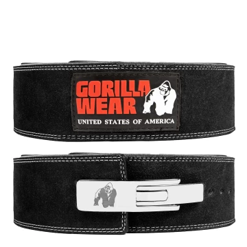 4 Inch Leather Lever Belt - Gorilla Wear