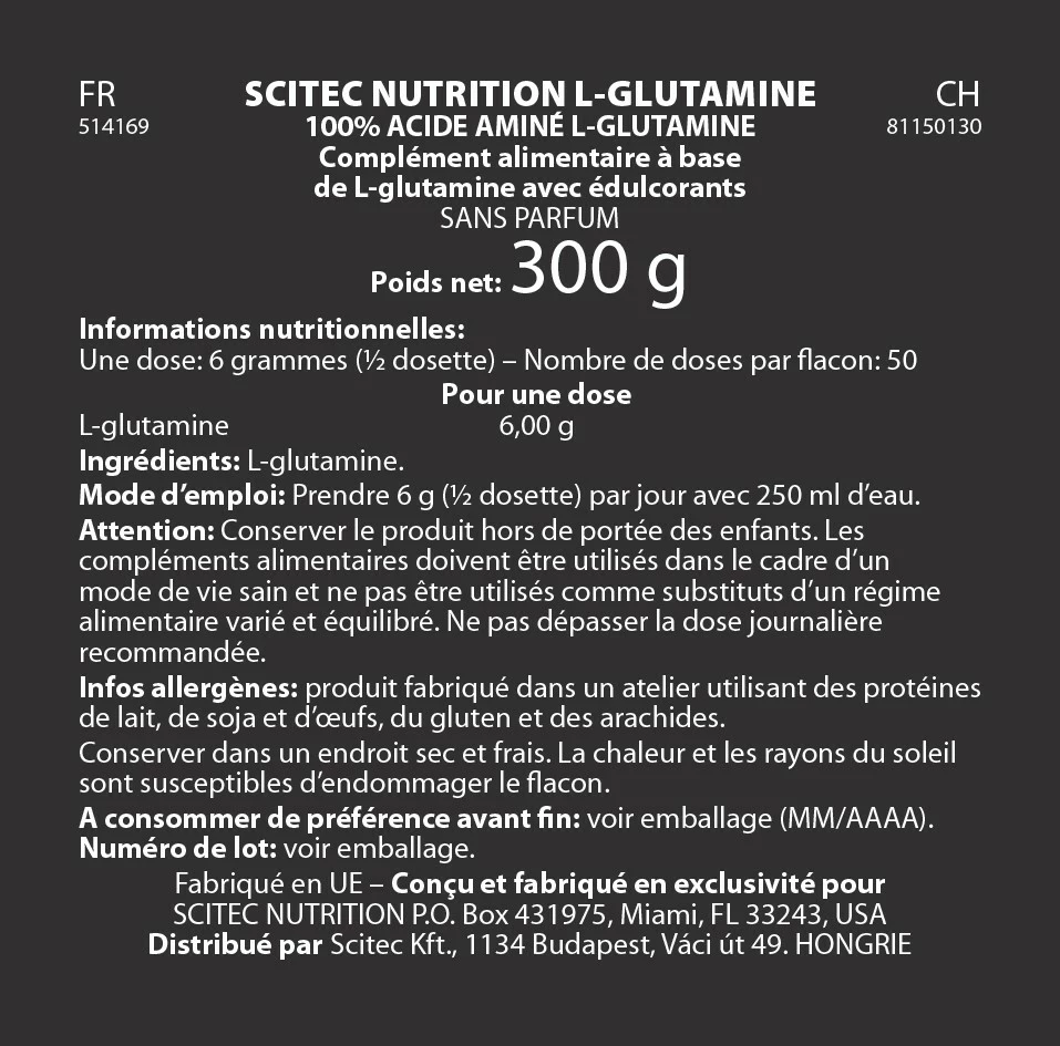 L-Glutamine - nutrifact